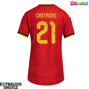 Belgie Timothy Castagne #21 Dámské Domácí Dres MS 2026 Krátký Rukáv